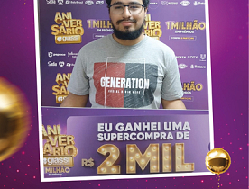 Ganhadores Aniversário Giassi - Giassi Tubarão Vila Moema