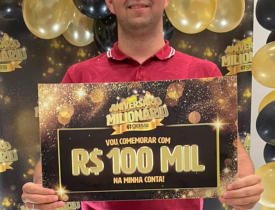 Ganhadores Aniversário Milionário - 100 MIL