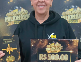 Ganhadores Aniversário Milionário - Giassi Araranguá Centro