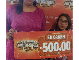 Ganhadores Aniversário Milionário - Giassi Araranguá Cidade Alta