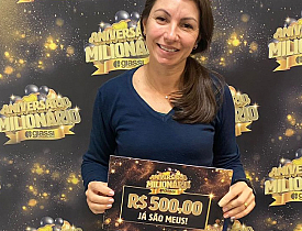 Ganhadores Aniversário Milionário - Giassi Bucarein