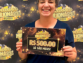 Ganhadores Aniversário Milionário - Giassi Bucarein