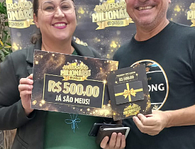 Ganhadores Aniversário Milionário - Giassi Joinville América