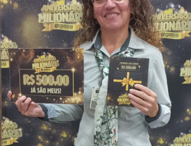 Ganhadores Aniversário Milionário - Giassi Joinville América