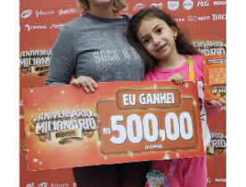 Ganhadores Aniversário Milionário - Giassi Joinville América