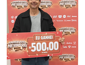 Ganhadores Aniversário Milionário - Giassi Joinville Bucarein