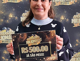 Ganhadores Aniversário Milionário - Giassi Palhoça