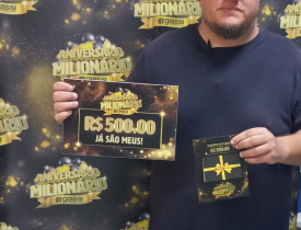 Ganhadores Aniversário Milionário - Giassi São José Areias