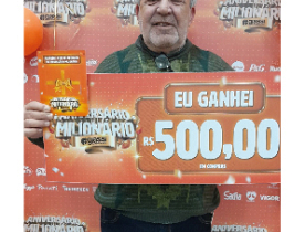 Ganhadores do Aniversário Milionário - Giassi Araranguá Centro