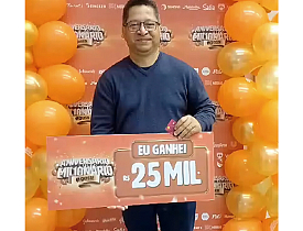 Ganhadores do Aniversário Milionário - R$ 25 mil 