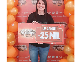 Ganhadores do Aniversário Milionário - R$ 25 mil 