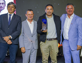 Giassi recebe cinco troféus no Prêmio Acats 2026