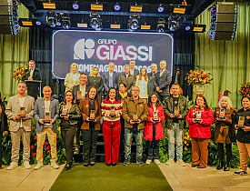 Grupo Giassi celebra a trajetória de 241 colaboradores em cerimônia
