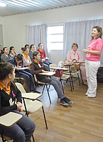 Giassi Sombrio com palestra do Outubro Rosa