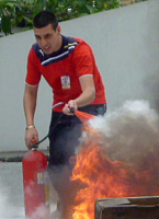 Brigadas de incêndio treinadas em Blumenau, São José e Palhoça