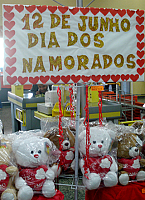 Dia dos Namorados é tema de decoração