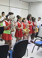 Orquestra de Metais visita Central do Giassi