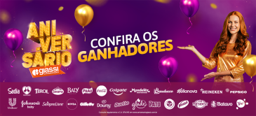 Ganhadores Aniversário Giassi - Giassi São José Areias