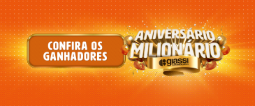 Ganhadores Aniversário Milionário - Giassi Jaraguá do Sul
